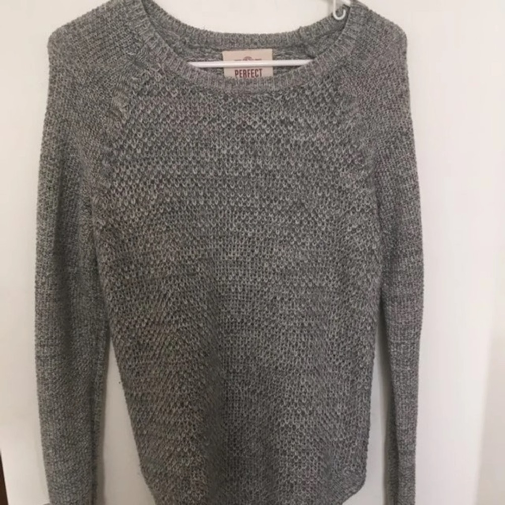 Grey Knit Sweater